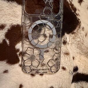 Case-Mate Glitter Floral Phone Case